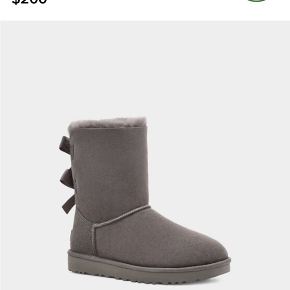 UGG Women’s Bailey Bow in grey size 10 - Picture 9 of 11
